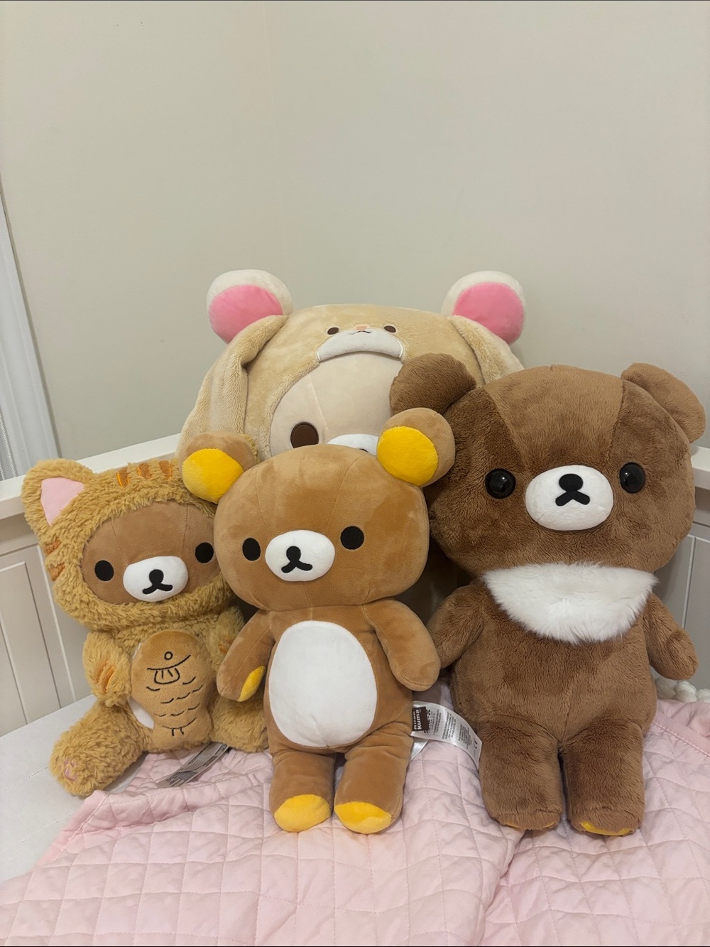 Authentic San-X Rilakkuma Plush Bundle of 4